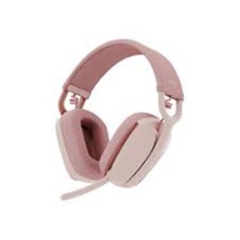 Logitech 981-001224 Zone Vıbe 100 Kablosuz Kulaklık Gül  Logitech 981-001224 Zone Vıbe 100 Kablosuz Kulaklık Gül