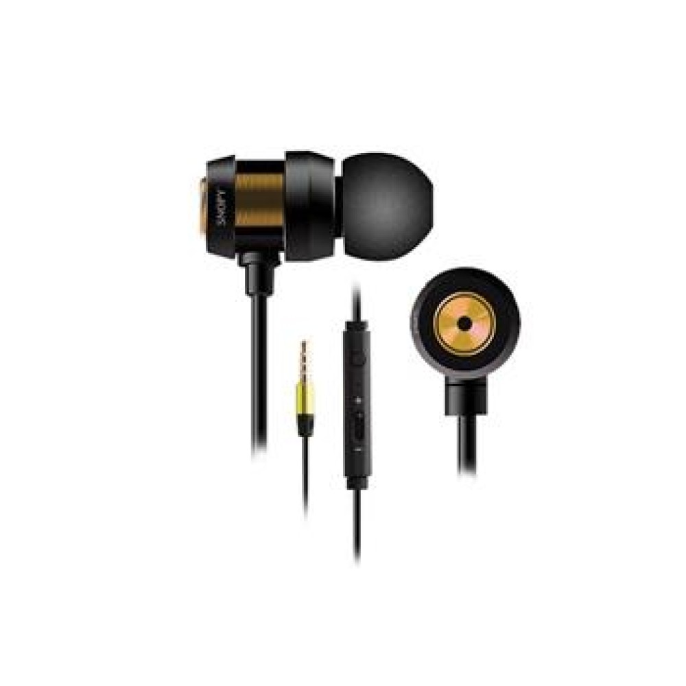 Snopy SN-J01 Siyah Gold Kulak İçi Tek Jaklı Kulaklık