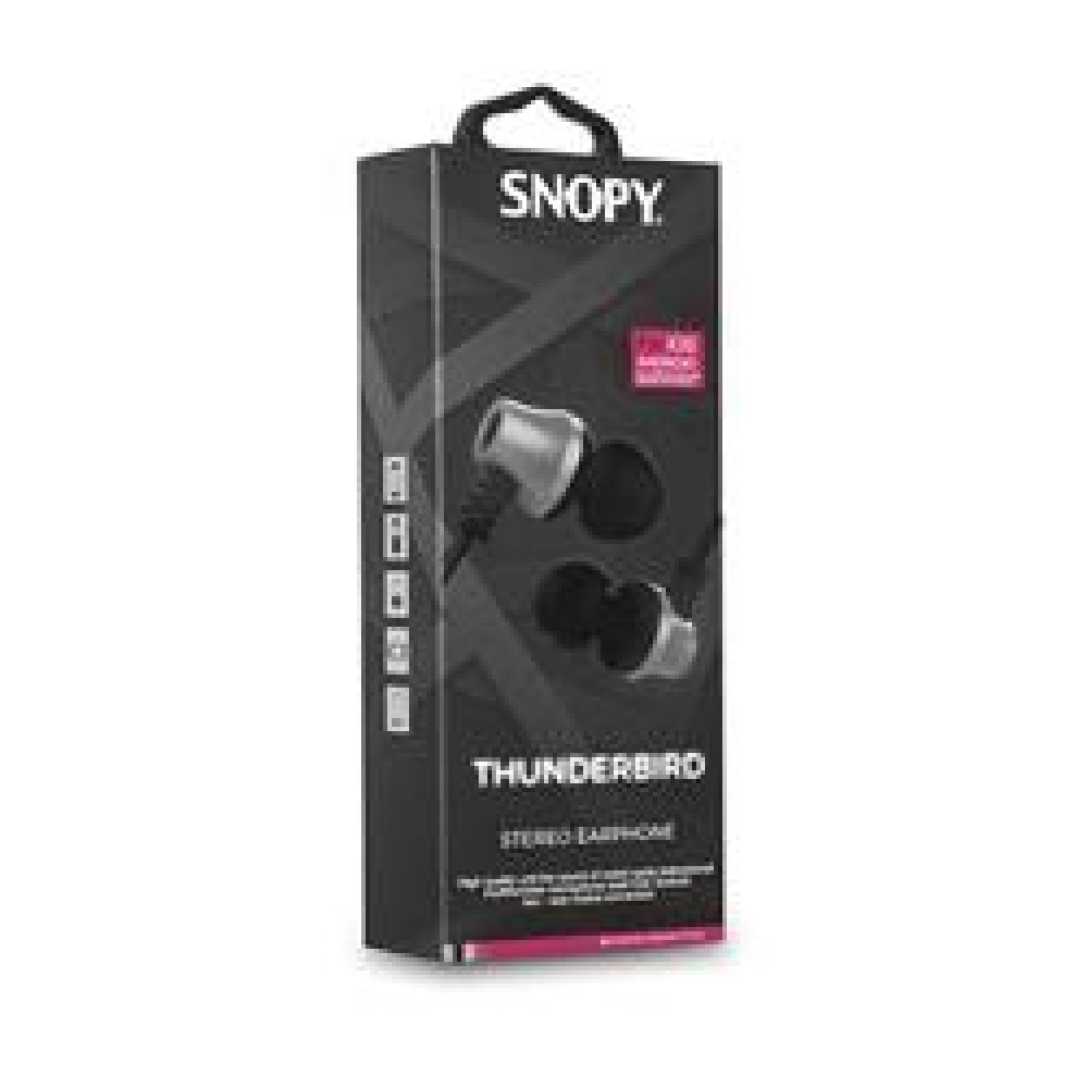 Snopy SN-J02 Thunderbird Mobil Telefon Uyumlu Kulak içi Beyaz-Gümüş Mikrofonlu KulaklıK