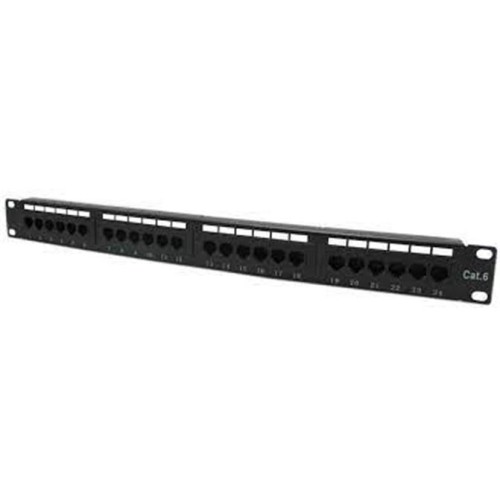 Teldata 24 Port Cat6 Utp Patch Panel Dolu