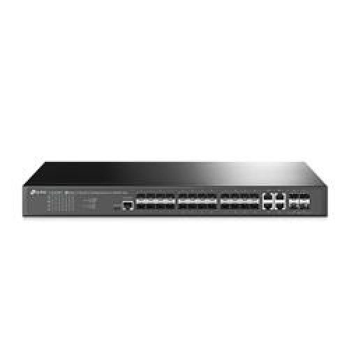 Omada Tp-Link TL-SG3428XF 20 Port SFP 4 Port 10-100-1000 Mbps 4 Port 10GE SFP+  L2 Yönetilebilir Switch