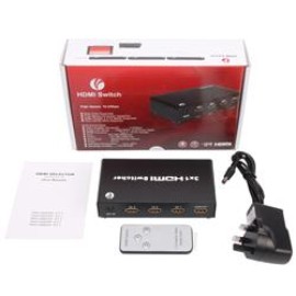 Vcom DD433 3-1 Port 1.4V 3D Metal Hdmi Switch