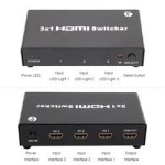 Vcom DD433 3-1 Port 1.4V 3D Metal Hdmi Switch