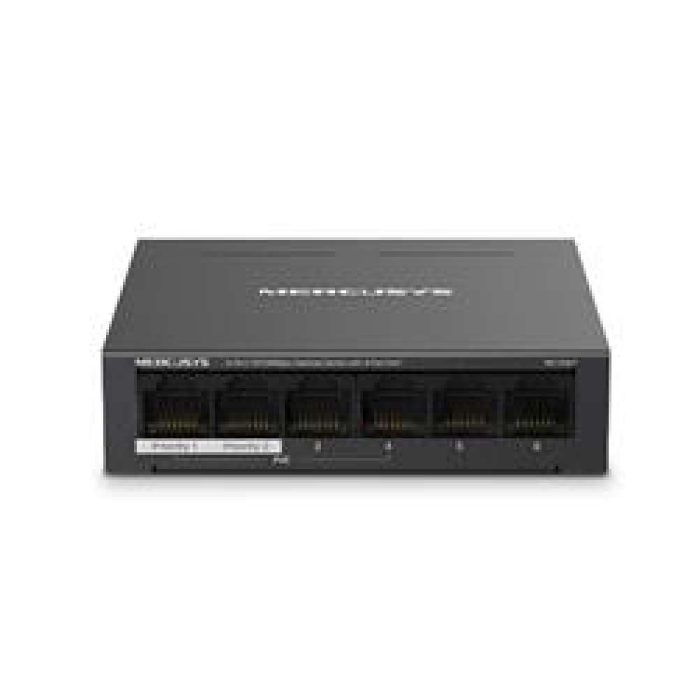 Tp-Link Mercusys MS106LP 4 Port 10-100 Mbps Poe+ 2 Port 10-100 Mbps Uplink Switch Metal Kasa