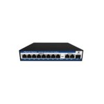 Nova NVC-PSEG0821 8 Port Poe+ 10-100-1000 Mbps 2 Port 10-100-1000 Mbps Uplink 1 Port SFP Switch 120W
