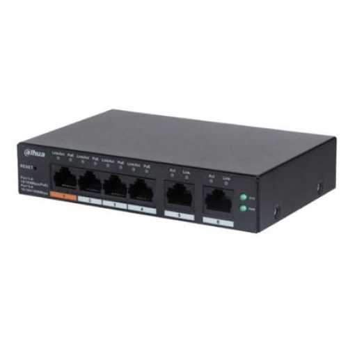 Dahua CS4006-4ET-60 4FE PoE Port (60W), 2GE Uplink Cloud Managed Switch