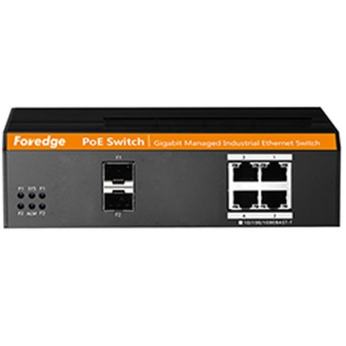 FOREDGE IS1010GPS Industrial Gigabit 4+2 Port Managed PoE Switch