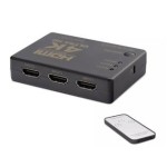 Hadron Hdx1308 3 port Hdmi Switch 3Giriş 1Çıkış 4K Kumandalı 