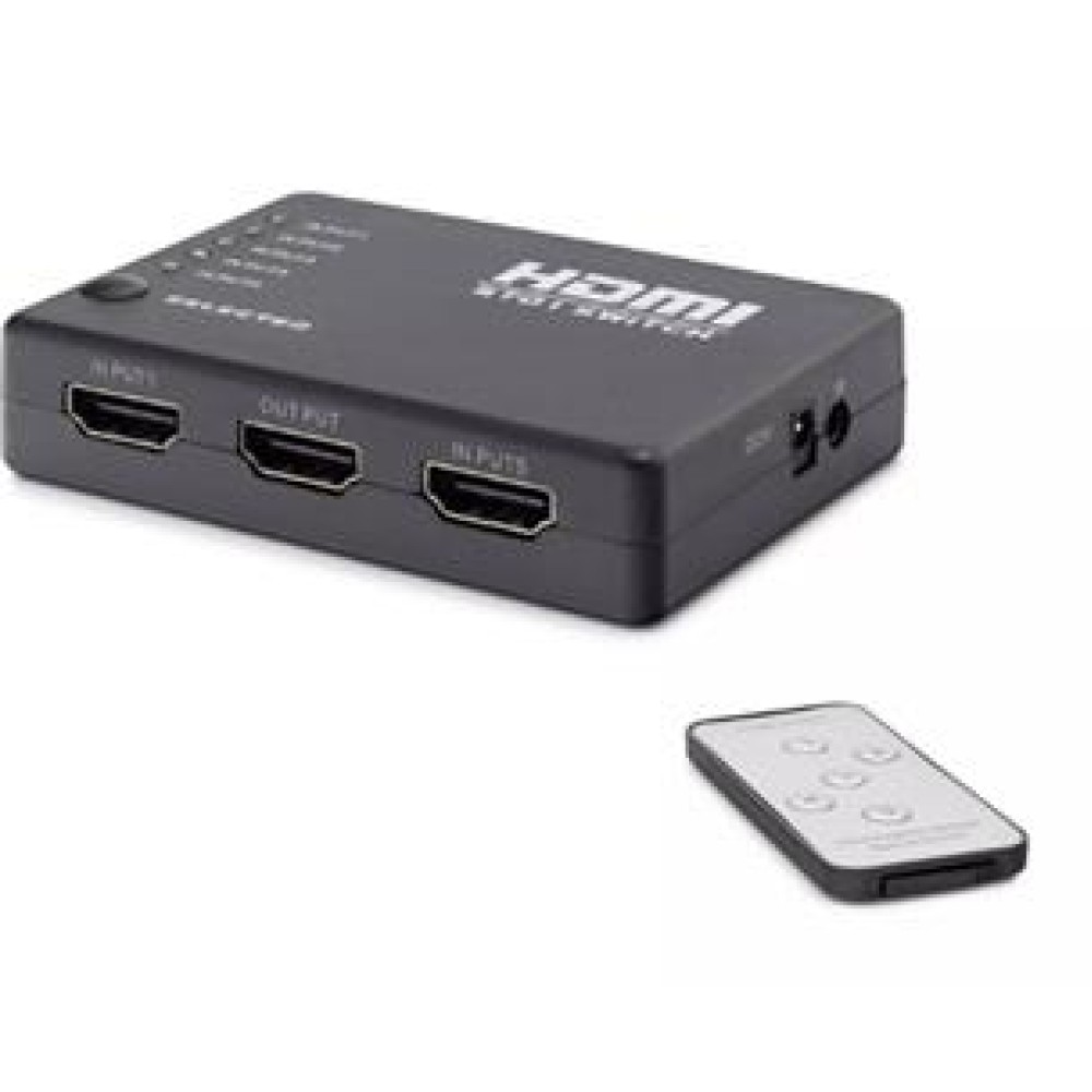 Hadron Hdx1272  5 Port Hdmi Switch 5Giriş 1Çıkış Kumandalı 