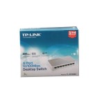 Tp-Link TL-SF1008P 8 Port 4 Port Poe+ 10-100 Mbps Switch Çelik Kasa 