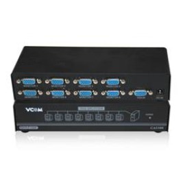 Vcom DD138 1-8 Port 350MHZ Metal Vga Splitter