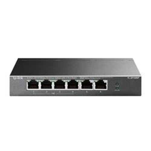 Tp-Link TL-SF1006P 5 Port 4 Port Poe+ 10-100 Mbps 2 Port Uplink Switch Çelik Kasa 