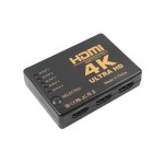 S-link SL-HSW4K55 HDMI 5TO1 SWITCH 4K-2K, IR +Adaptör