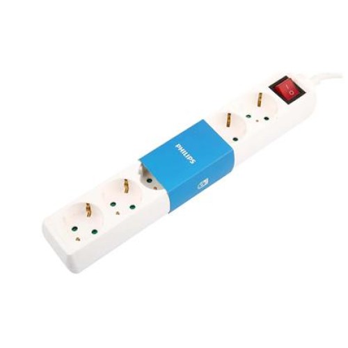 Philips SPS1060A-51 6'lı Priz 2 Metre Anahtarlı Çocuk Korumalı 