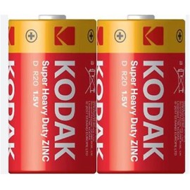 Kodak R20 Kalın D Boy Çinko Pil 2li Paket