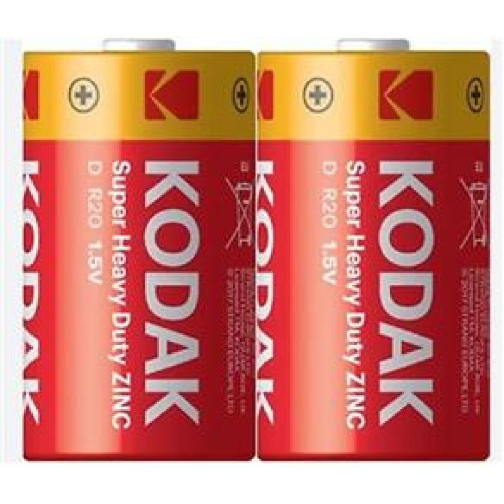 Kodak R20 Kalın D Boy Çinko Pil 2li Paket