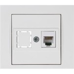 Mutlusan Rita Telefon Prizi 1XRJ12 Beyaz Bilisterli  (2220 125 0101B)  