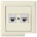 Mutlusan Rita Data Priz 2xRj45 (Cat6)  (2220 141 0101B)  Beyaz Blisterli