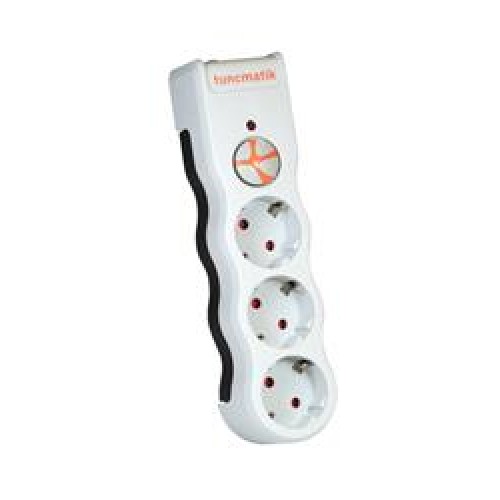 Tunçmatik TSK19009 3li Enerji Koruma Powersurge Beyaz 1050 JOULE 