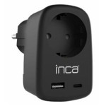 INCA IPW-42SY TYPE-C+ USB-A Giriş Soketli Duvar Prizi 