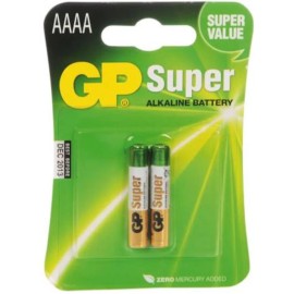 GP AAAA 25A Alkalin İncenin İncesi Pil 2'li Paket GP25A-U2