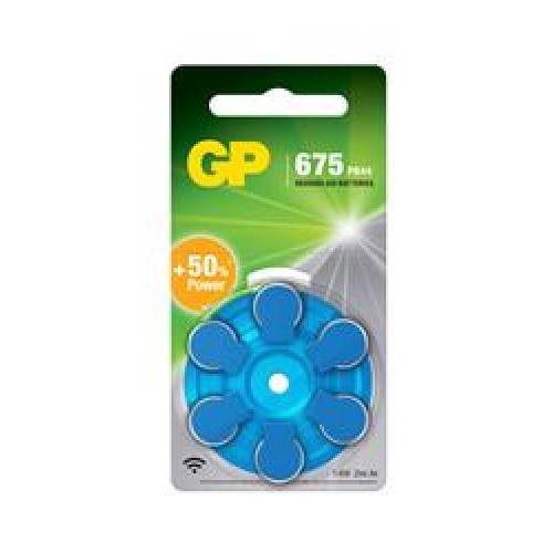 GP ZA675 1.4V Düğme Kulaklık Pili  6'lı Paket