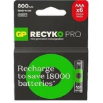Gp AAA 850 mAh Şarjlı İnce Kalem Pil  4+2'li Paket Recyko GPHCH83BOK