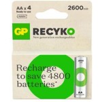GP AA 2600 mAh Şarjlı Kalem Pil 4'lü Paket GP270AAHCEMTR