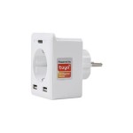 S-Link Swapp SL-04 10A Akım Korumalı Akıllı Priz 2 USB 2.4 Ghz Wifi TUYA Destekli