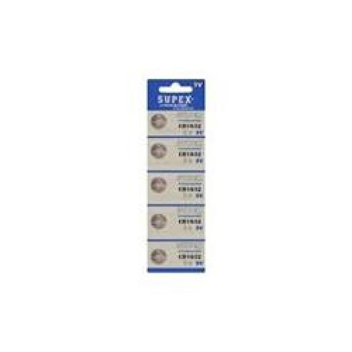 Supex CR1632-C5 3V Lityum Düğme Pil 5'li Paket