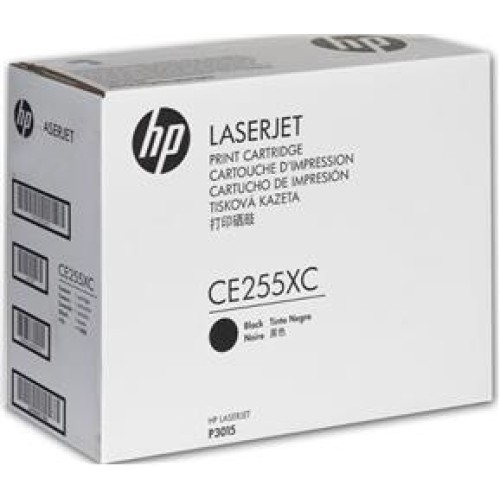 HP 55XC Black Siyah Taahütlü 12.500 Sayfa Yüksek Kapasite Toner CE255XC