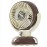 Everest EFN12 Kahve 1200mAh 3 Hız Kademe Led Işıklı Retro Masaüstü Usb Fan