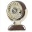Everest EFN12 Kahve 1200mAh 3 Hız Kademe Led Işıklı Retro Masaüstü Usb Fan