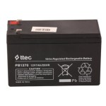 Ttec 12V 7AH-20HR Base Bakımsız Kuru Akü Alarm-Siren için Ups Uygun Değil 1,75 Kg 