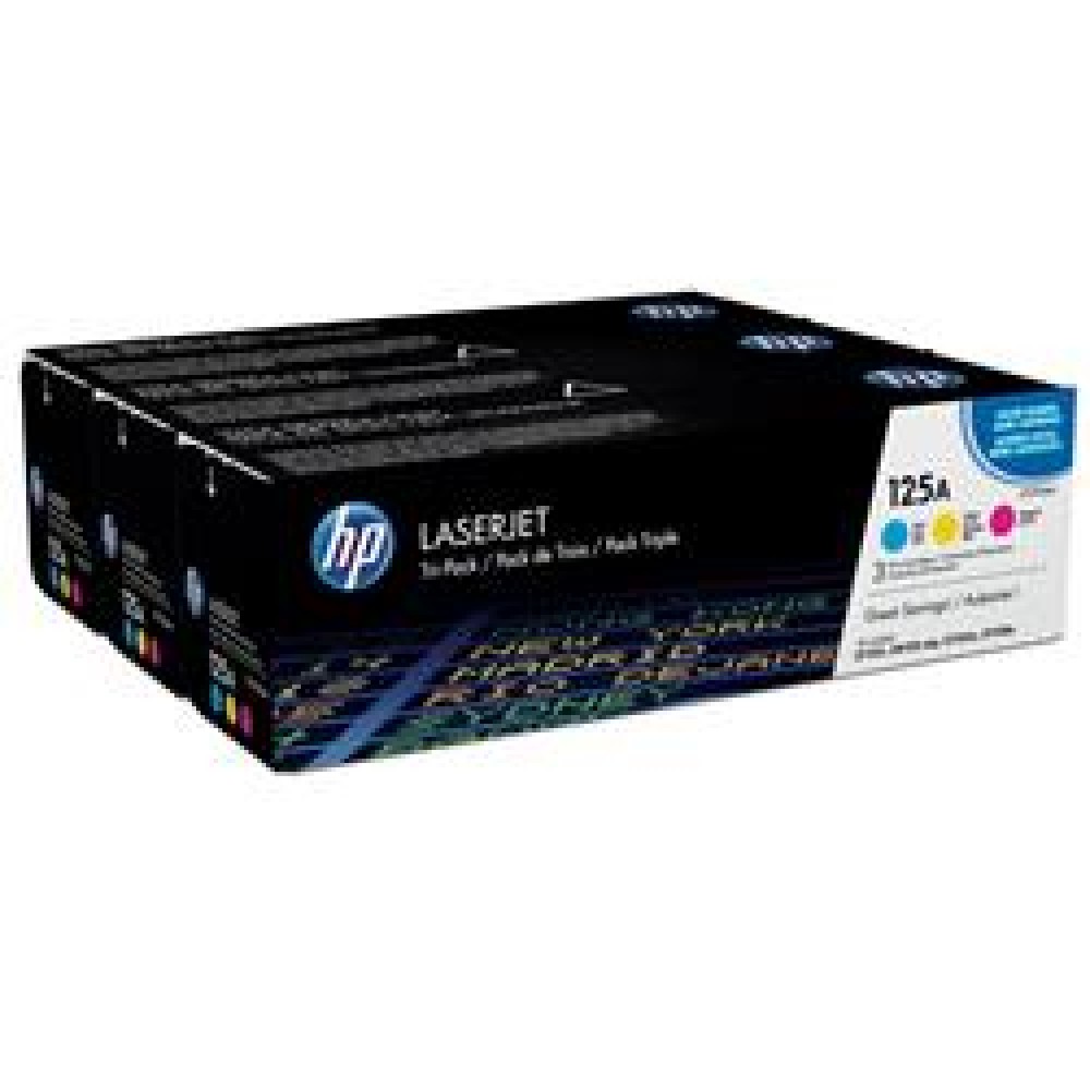 HP 125A Mavi-Kırmızı-Sarı 3lü Takım Toner CF373AM CB541A-CB542A-CB543A