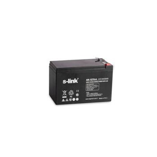 S-link AK-1270-a12v 7ah Bakımsız Kuru Akü