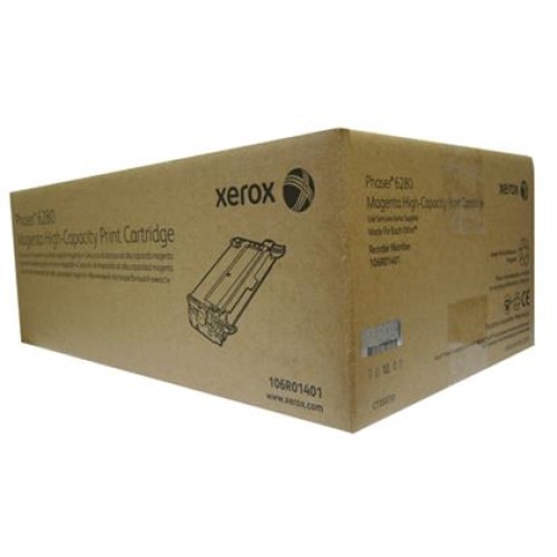 Xerox 106R01401 Phaser 6280 Yüksek Kapasite Magenta Kırmızı Toner 5.900 Sayfa 