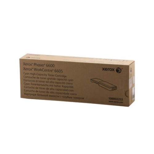 Xerox 106R02233 Phaser 6600-6605 Yüksek Kapasite Cyan Mavi Toner 