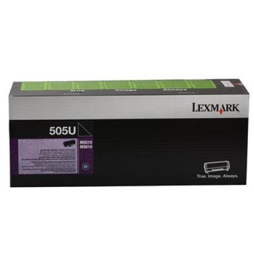 Lexmark 50F5U00 (505U) 20.000 Sayfa Black Siyah Toner MS510-610