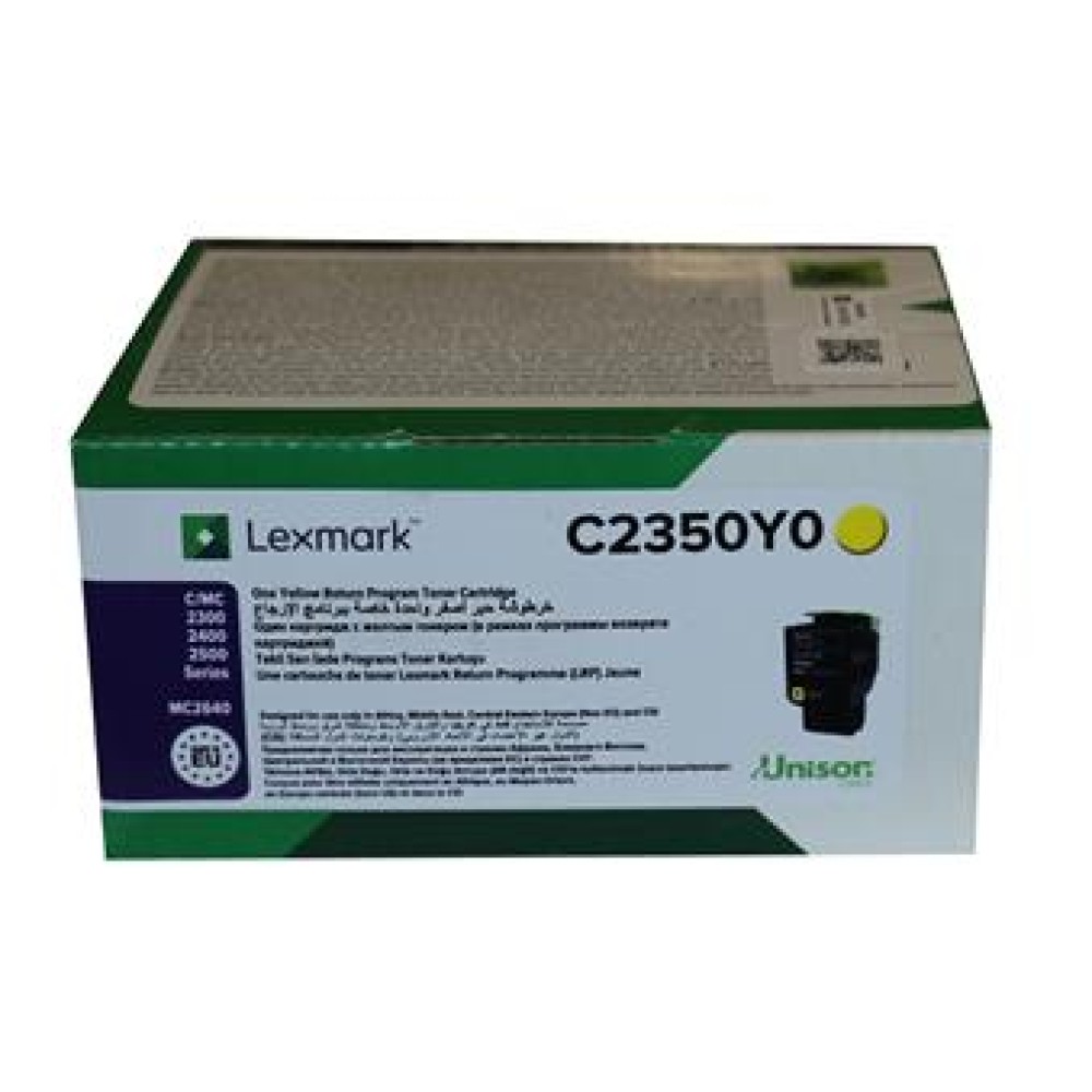 Lexmark C2350Y0 1.000 Sayfa Yellow Sarı Toner C2325-2425-2535 MC2325-2425-2535-2640