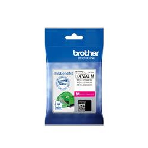 Brother LC472XLM Magenta Kırmızı Kartuş MFC-J2340-J3540-J3940 1.500 Sayfa 