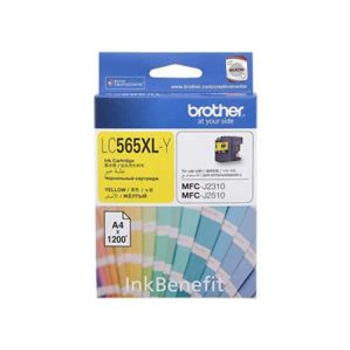 Brother LC565XLY Yellow Sarı 1.200 Sayfa Kartuş MFC-J3520-J3720