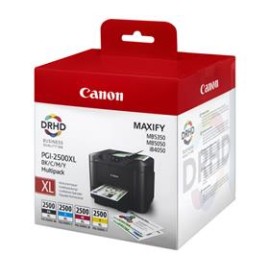 Canon PGI-2500XL Black-Cyan-Magenta-Yellow Siyah-Mavi-Kırmızı-Sarı Multipack 4'lü Mürekkep Kartuş