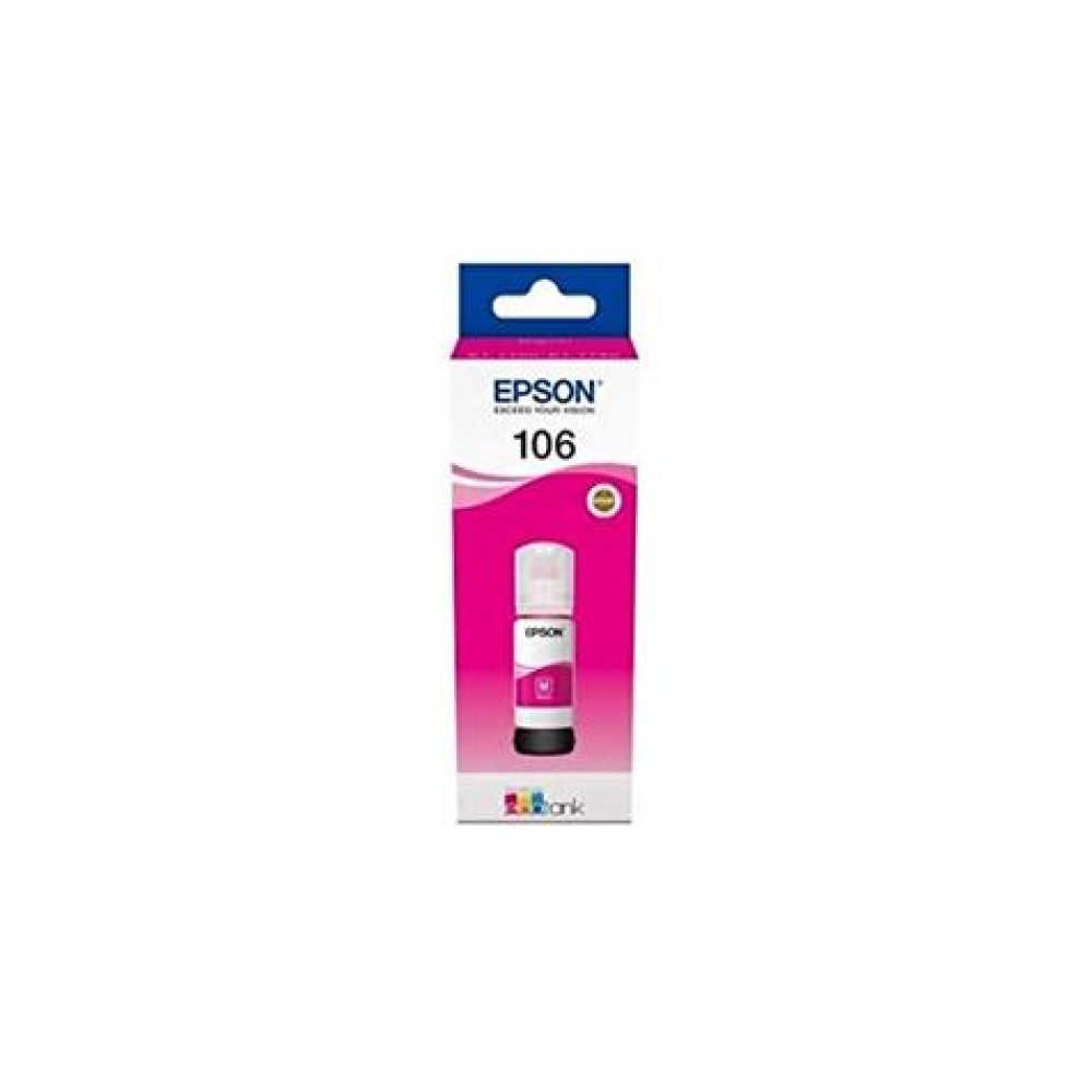 Epson 106 Magenta Kırmızı Şişe Mürekkep T00R340 L7160-7180