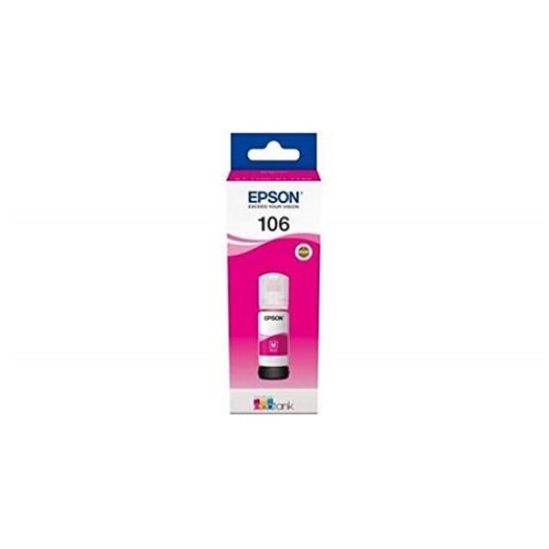 Epson 106 Magenta Kırmızı Şişe Mürekkep T00R340 L7160-7180