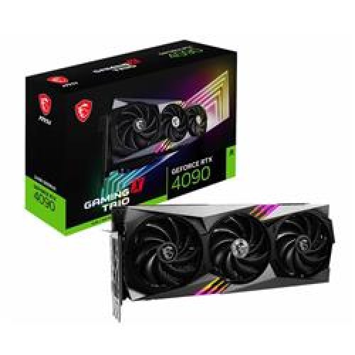 Msı GeForce RTX4090 GAMING X TRIO 24G 24GB GDDR6X 384 Bit DLSS 3 Ekran Kartı
