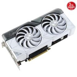 Asus Dual GeForce RTX4070S Super Beyaz DUAL-RTX4070S-O12G-WHITE 12GB GDDR6X 192Bit Ekran Kartı 
