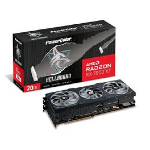 Powercolor Hellhound RX7900XT 20G-L-OC 20GB GDDR6 320Bit DX12 Gaming (Oyuncu) Ekran Kartı
