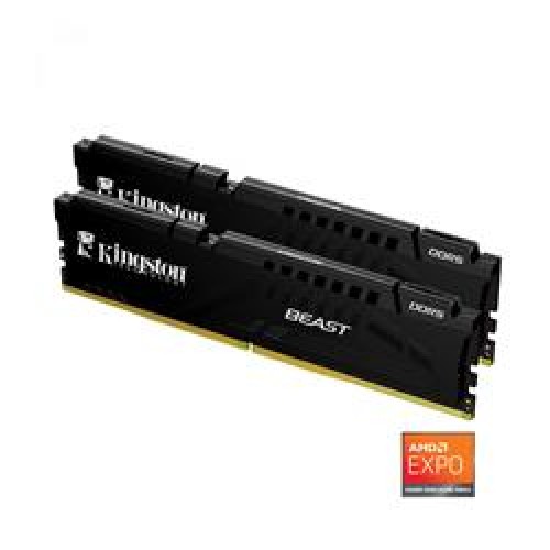 Kingston Beast Expo 64GB DDR5 6000MHz KF560C30BBEK2-64TR CL30 Kit (2x32GB) Pc Ram