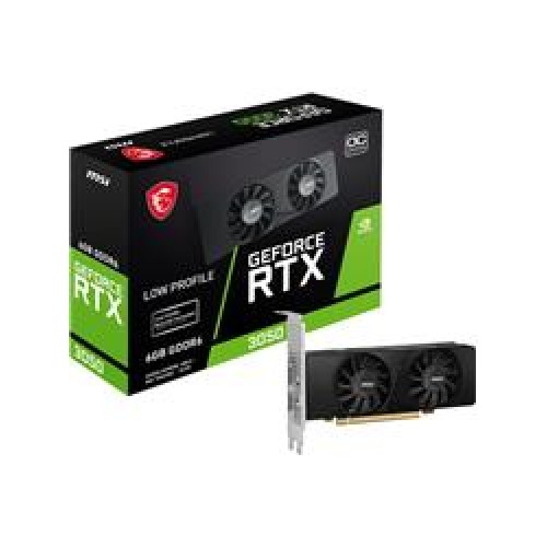 Msi GeForce RTX3050 LP 6G OC 6GB GDDR6 96B DX12 PCIE 4.0 X8 (1XDP 2XHDMI) Gaming Ekran Kartı